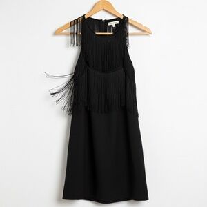 Philip Lim mini silk dress with fringe